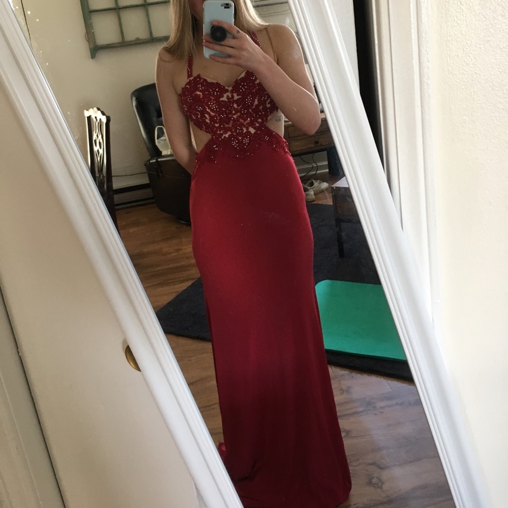 RED PROM DRESS